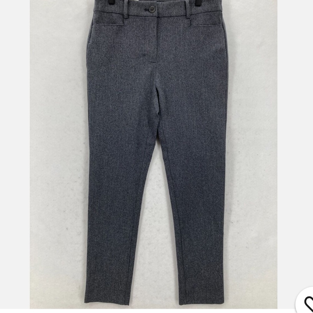 NWT. LOFT The Sutton Skinny Ankle Pants
Size 12 Dark Gray Stretch Career